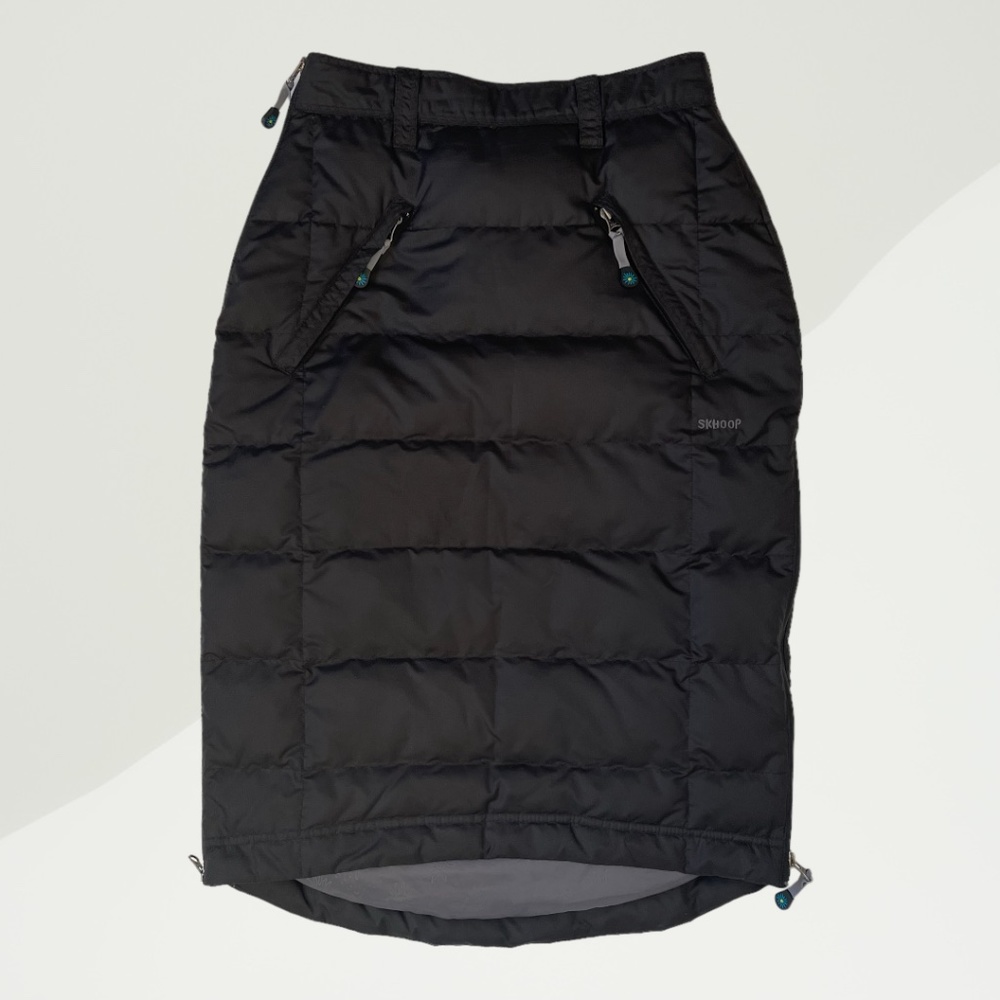 Skhoop Black Down Snow Skirt Size XS